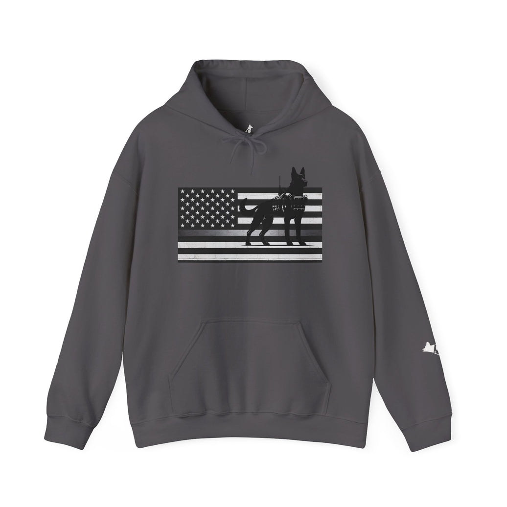 Thin Silver Line K9 Hoodie – Loyalty Wears a Badge