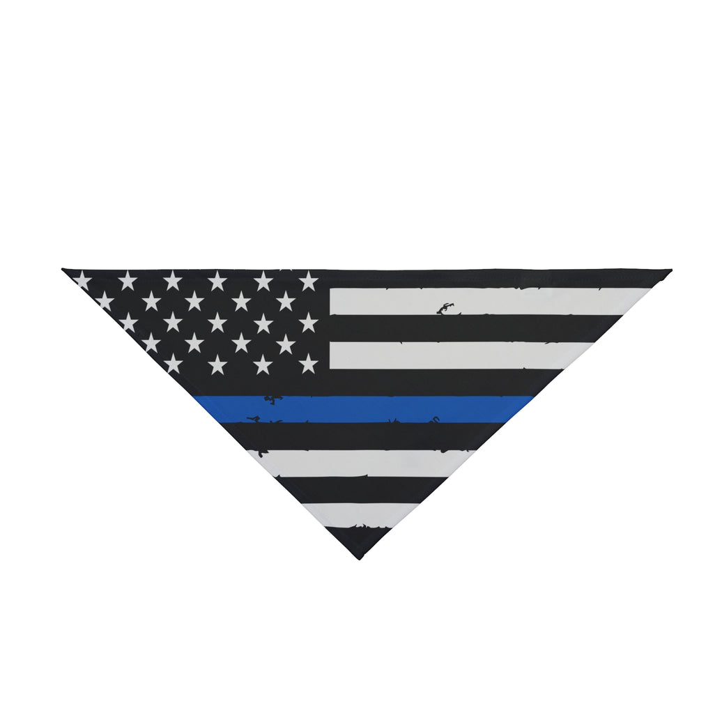 Thin Blue Line Flag Dog Bandana