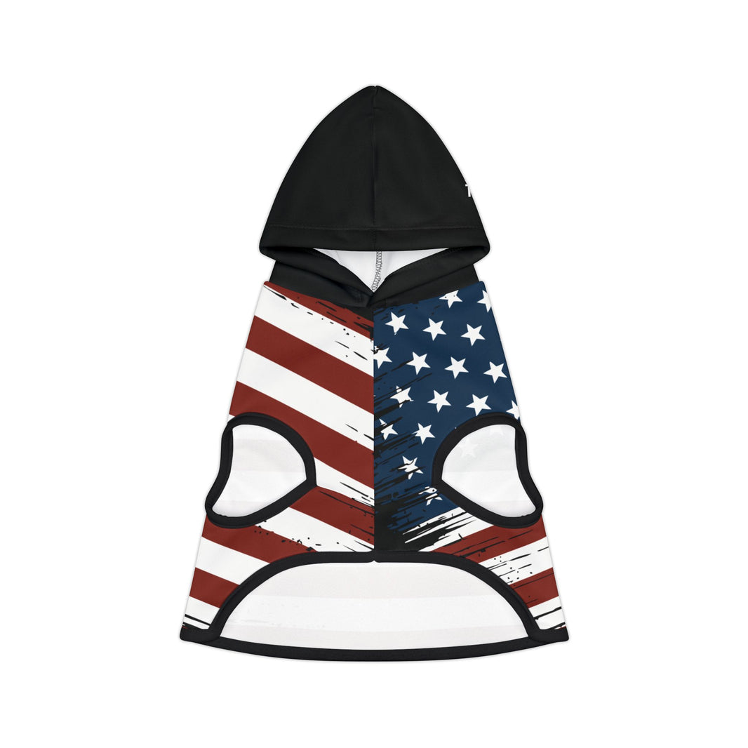 image American Flag Dog Hoodie