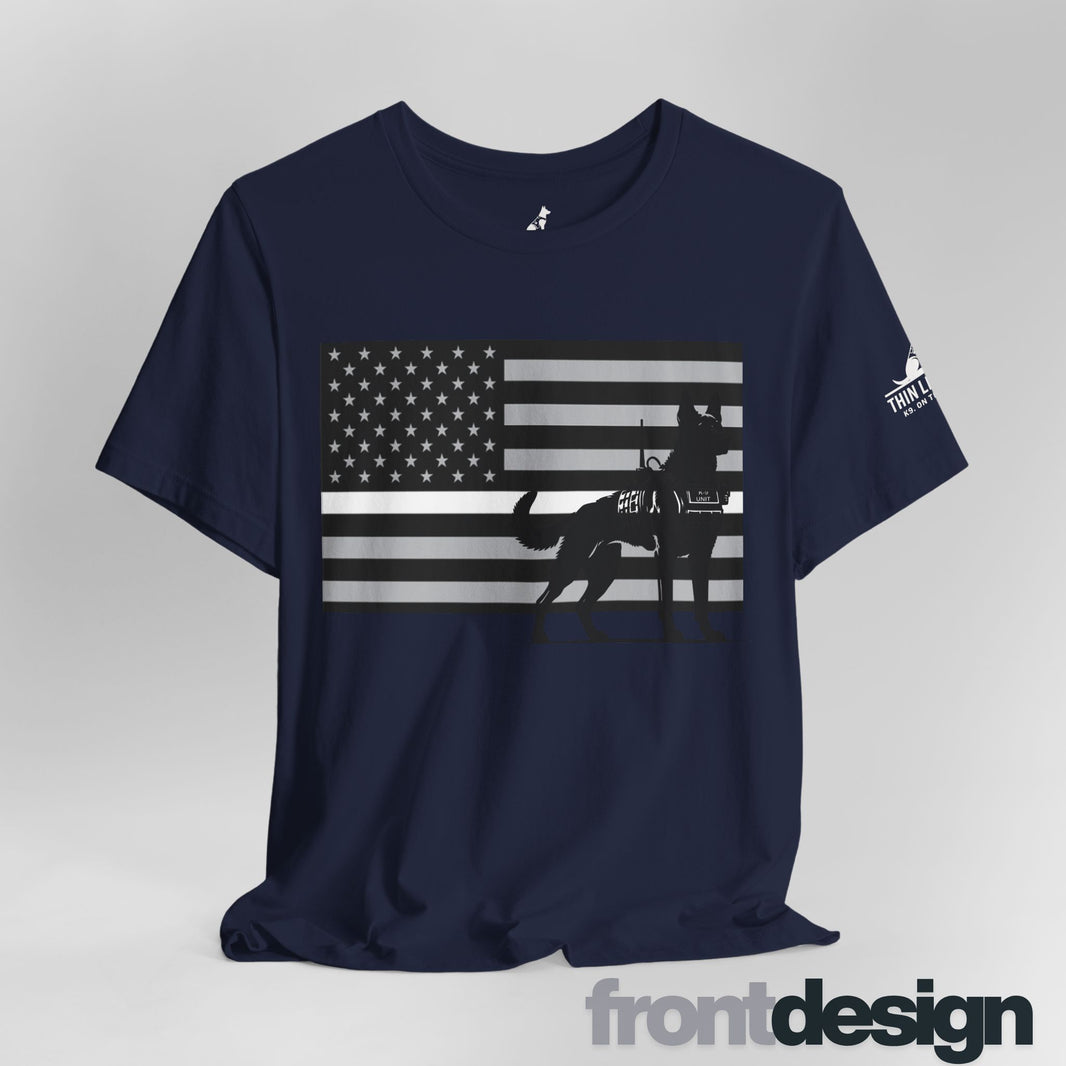 Thin White Line Flag Tee