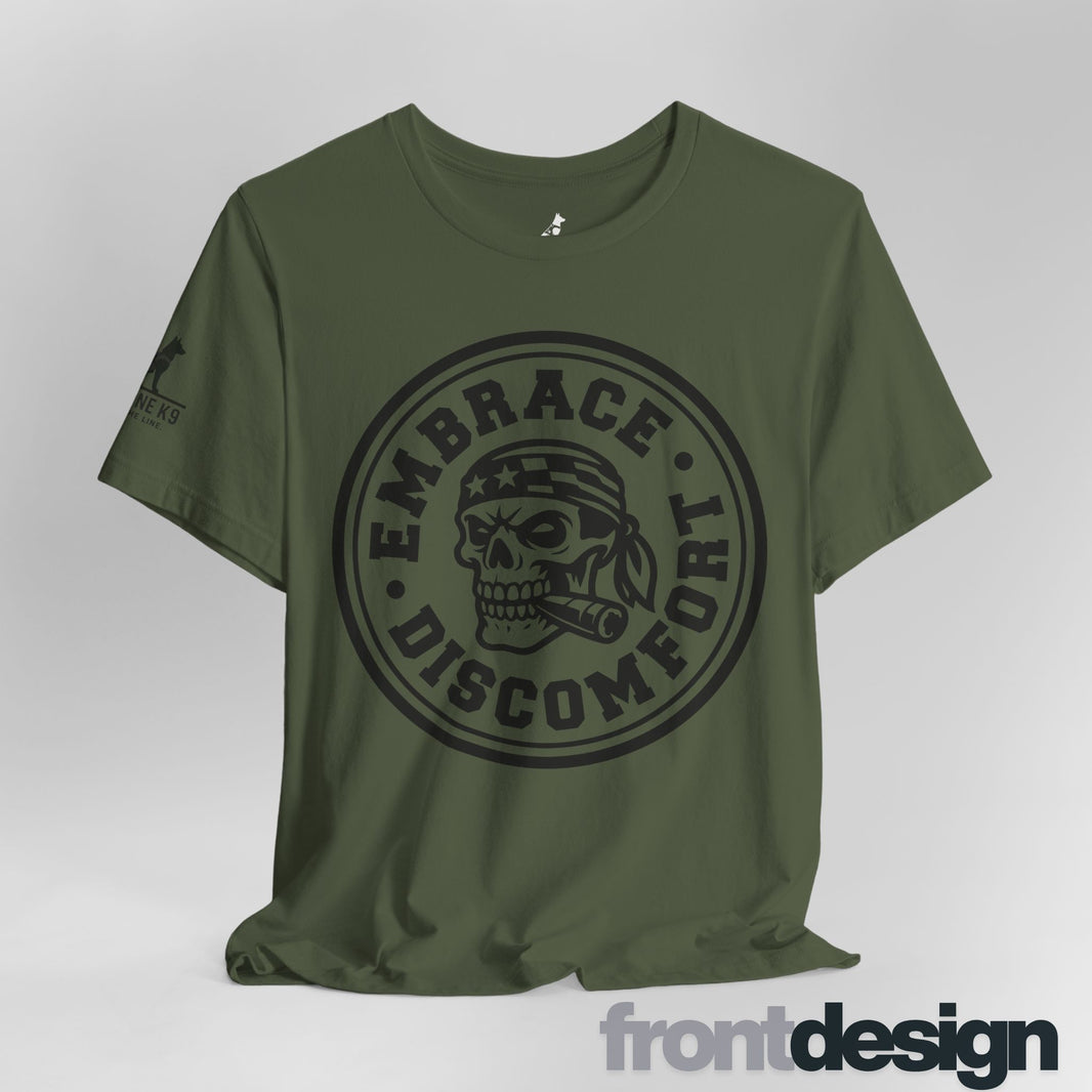 image Embrace Discomfort – Skull Patriot Tee