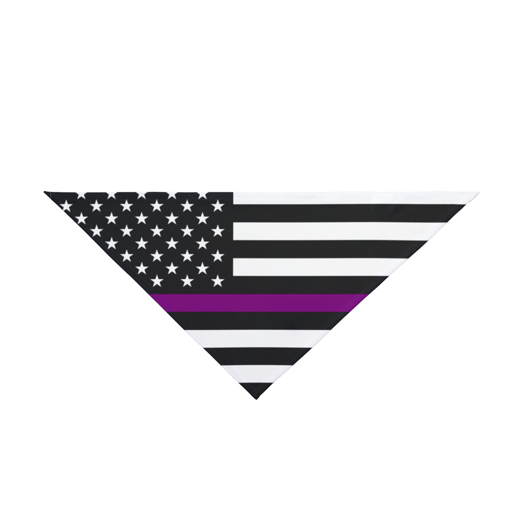 Thin Purple Line Dog Bandana – Silent Watchdog Style