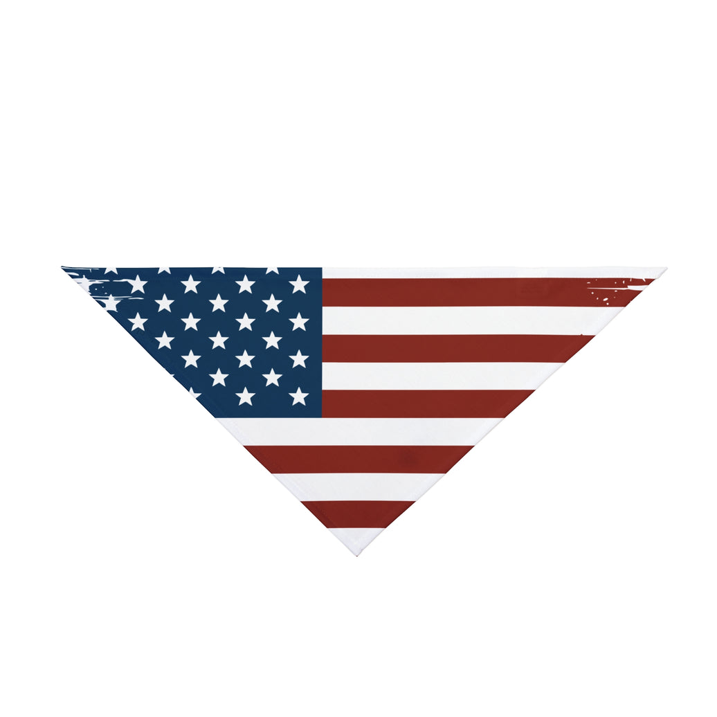 Born to Bark Free – American Flag Dog Bandana