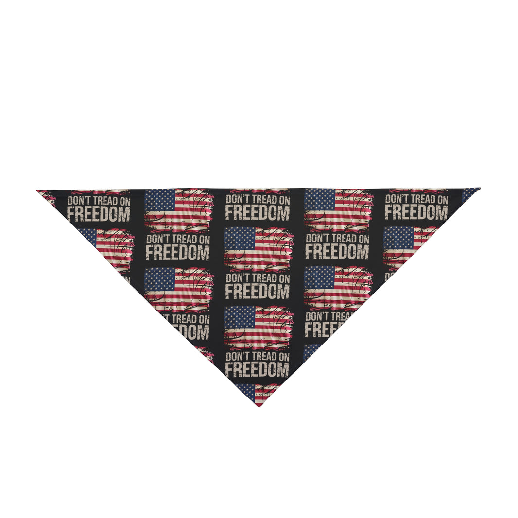 image Dog Bandana - American Flag - Don't Tread On Freedom