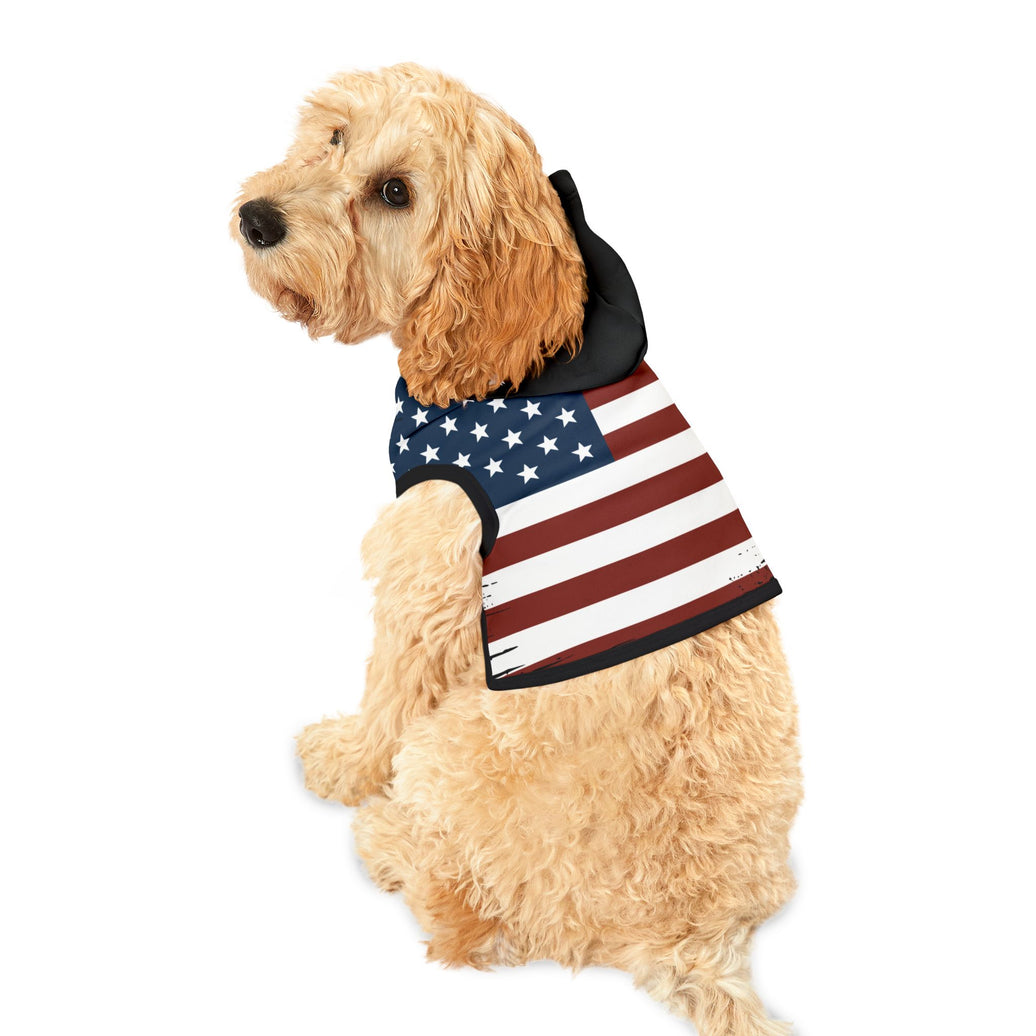 American Flag Dog Hoodie