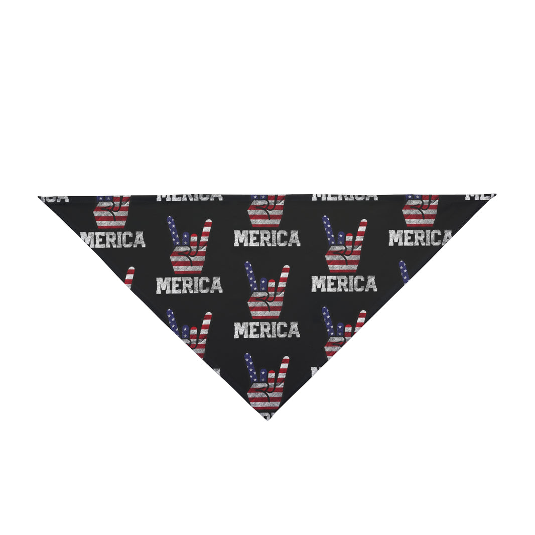 image 'Merica Patriotic Dog Bandana - American Flag