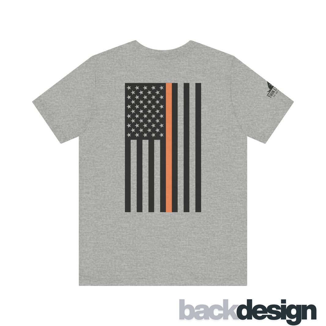 DPW Thin Orange Line Tee – Department of Public Works