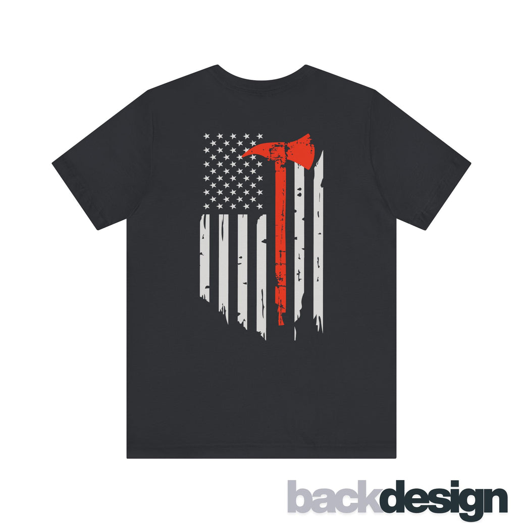 Thin Red Line Flag and Axe Shirt