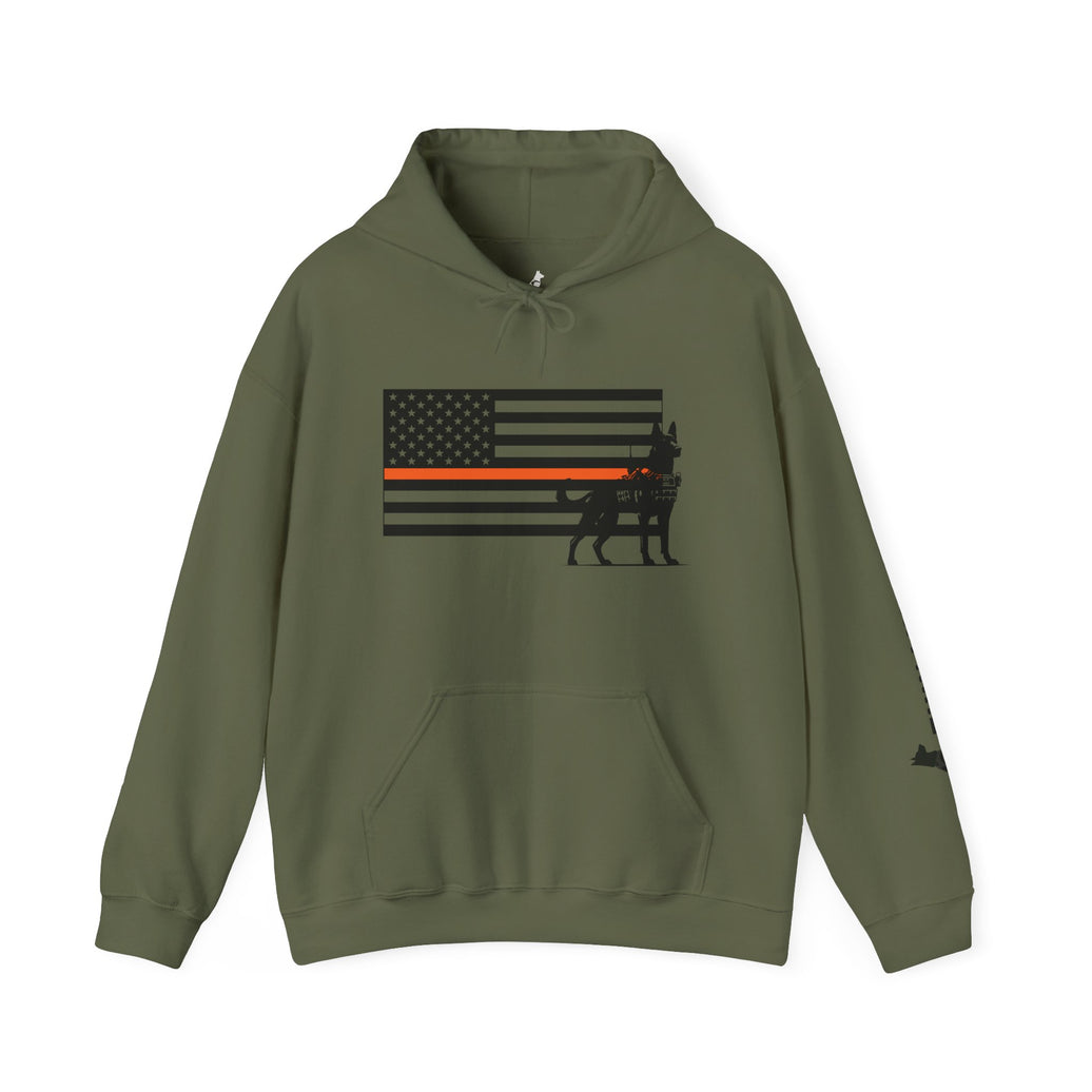Search & Protect K9 Hoodie – Thin Orange Line