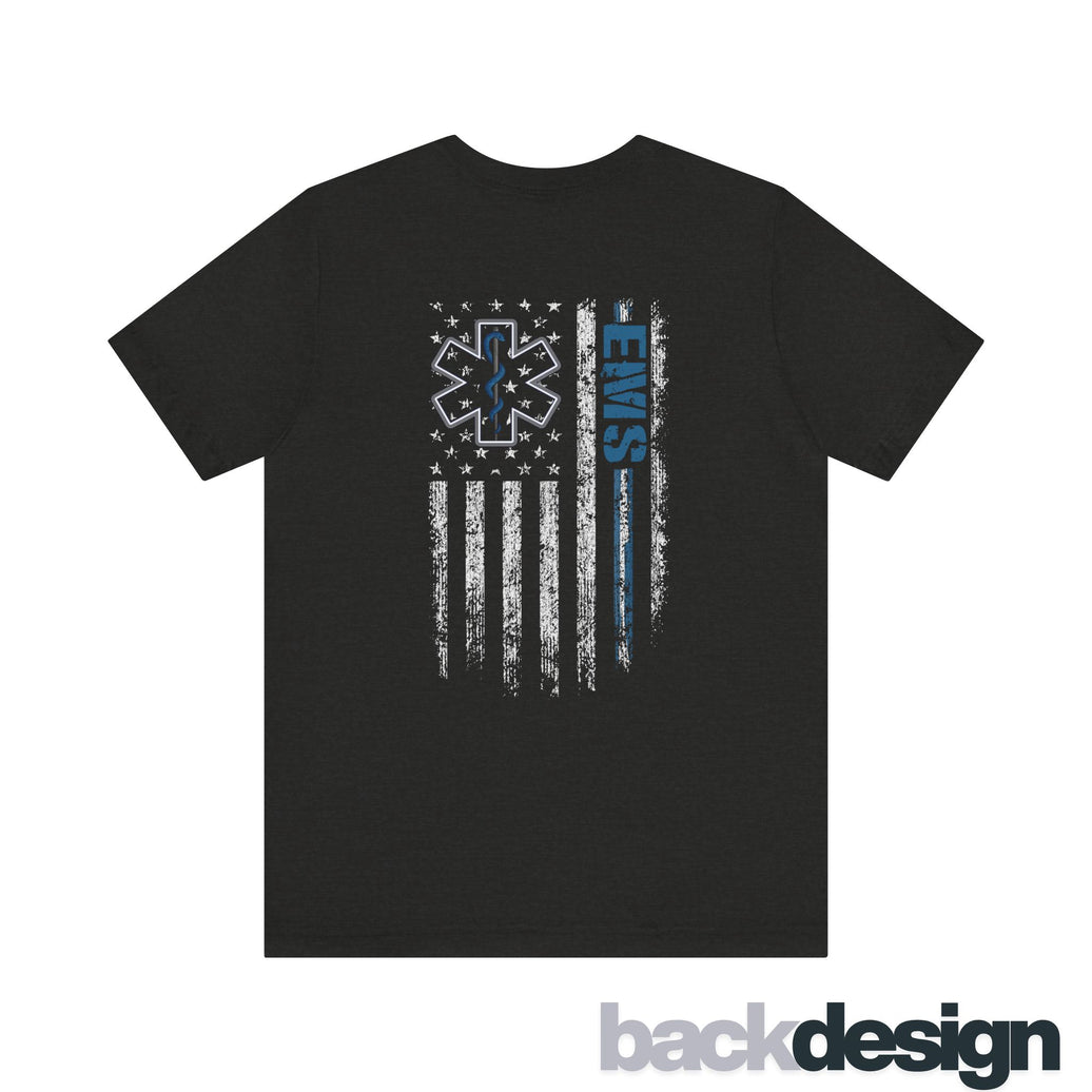EMS American Flag T-Shirt - Thin White Line
