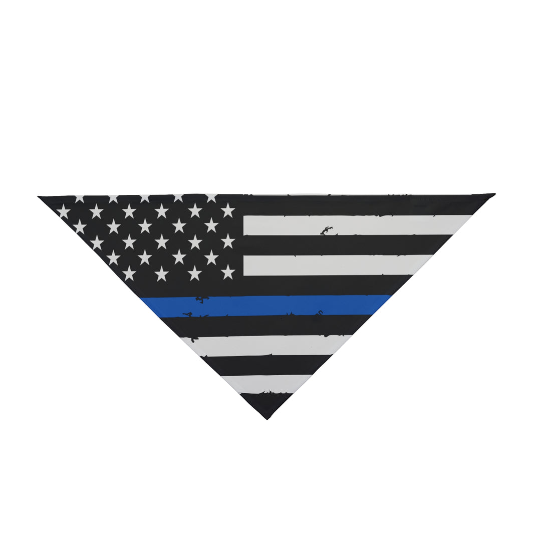image Thin Blue Line Flag Dog Bandana