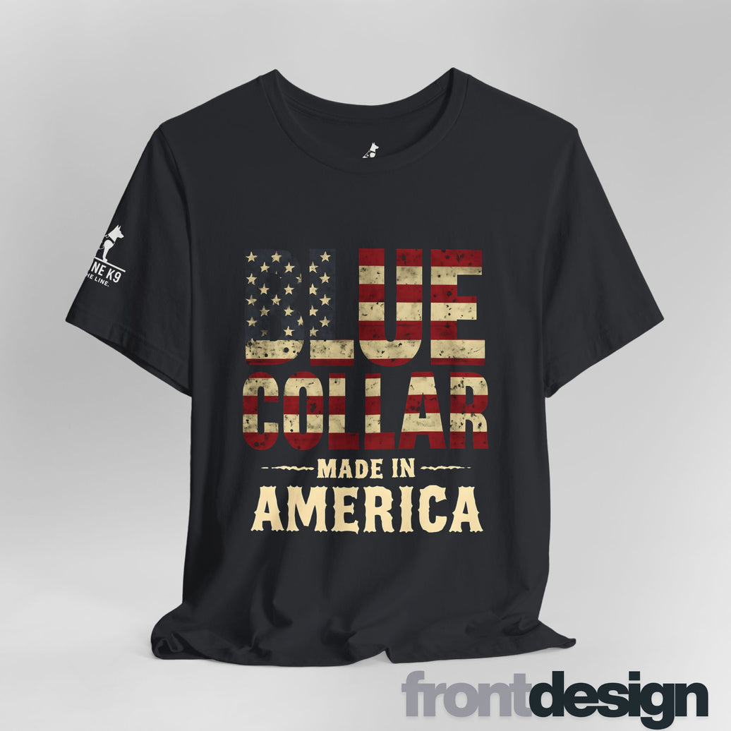 Blue Collar & Built in the USA Tee