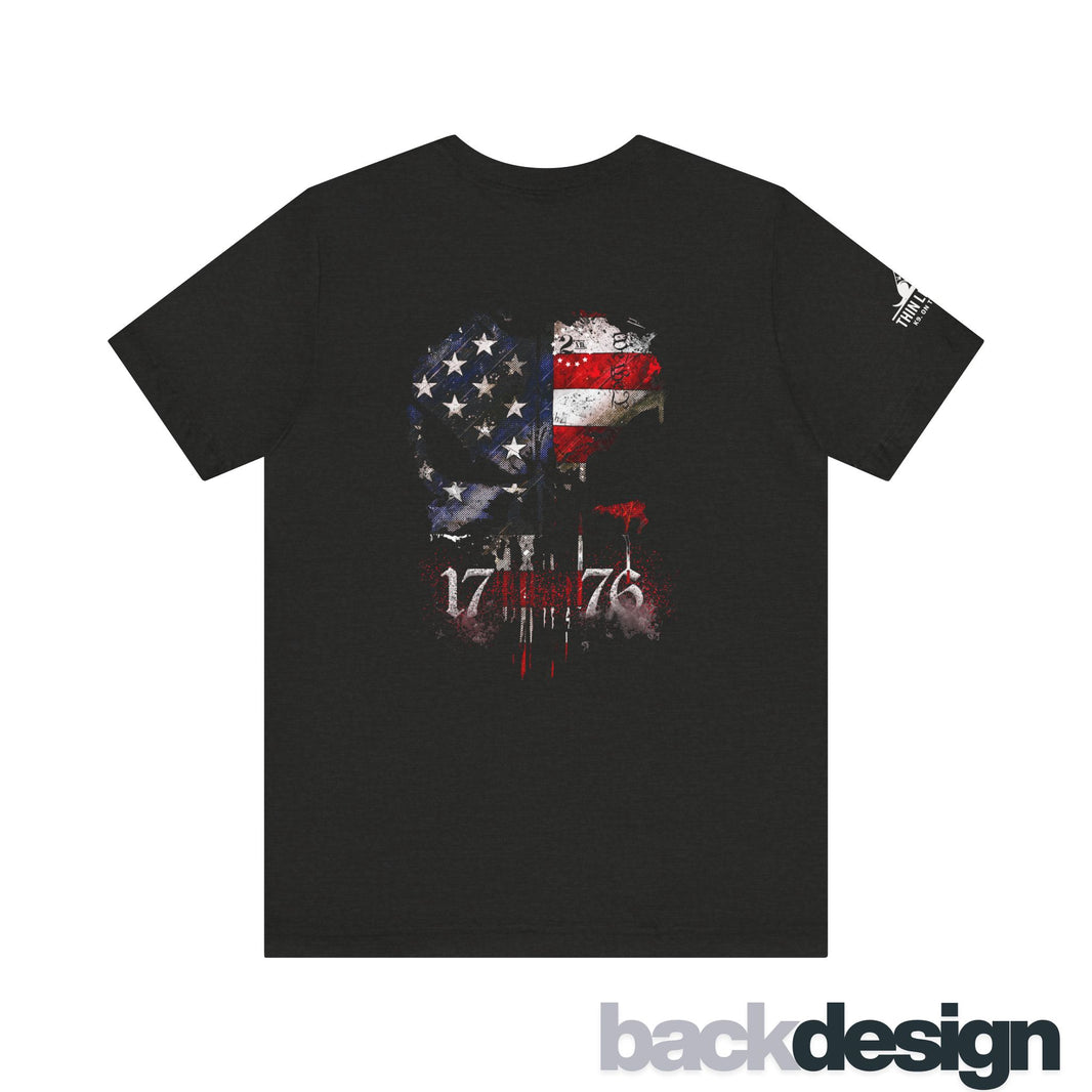 1776 Punisher American Flag Tee