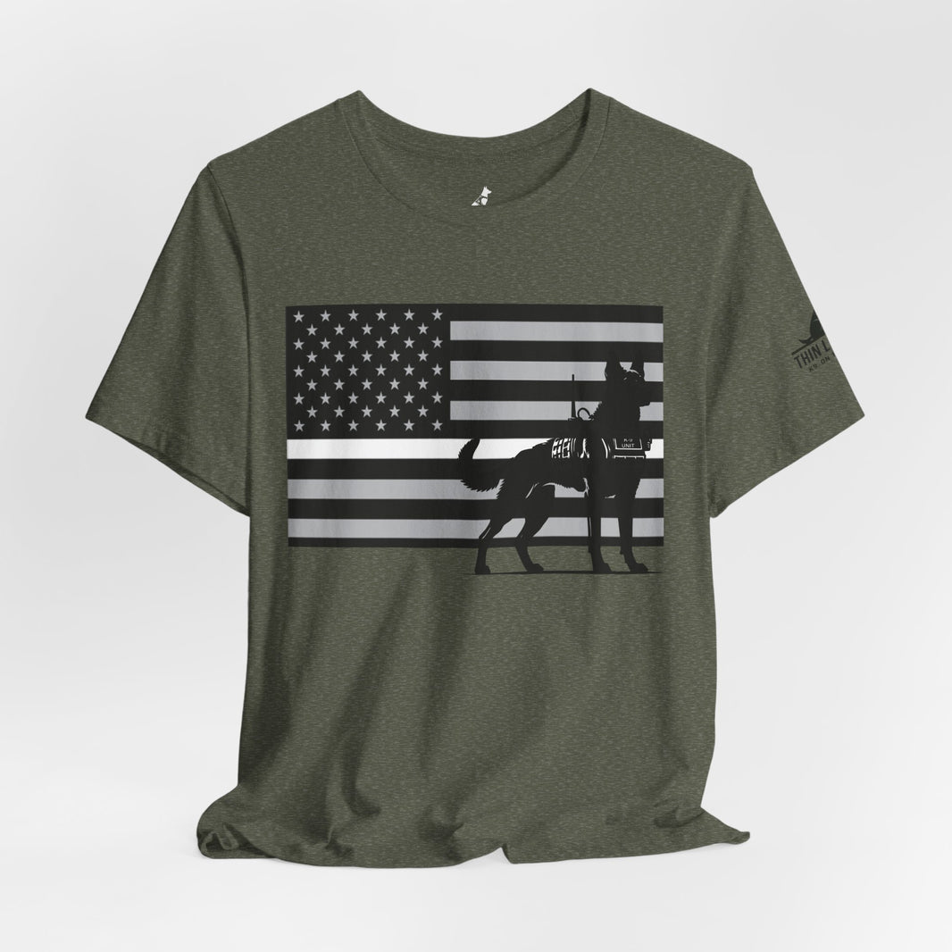 Thin White Line Flag Tee