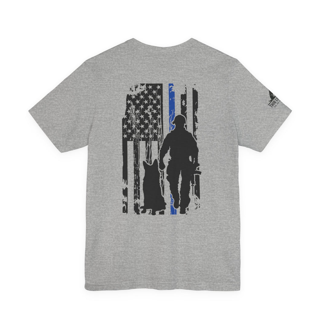 Thin Blue Line Flag K9 Handler Tee