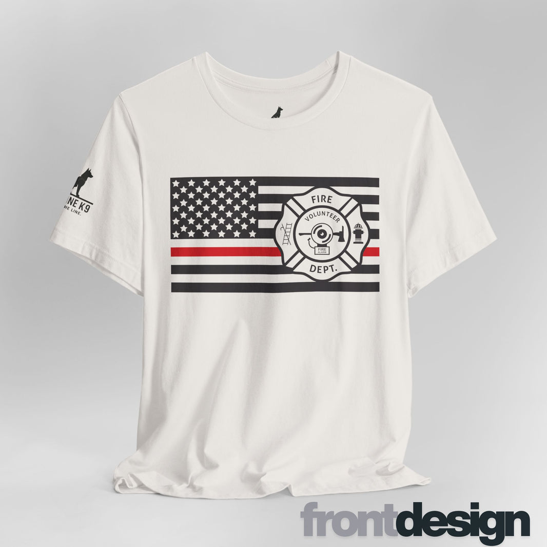 image Thin Red Line Flag Shirt with Emblem