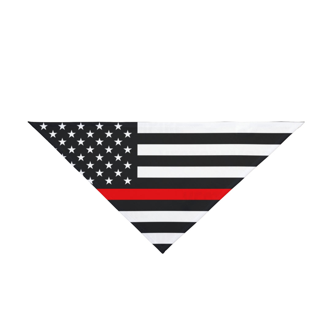 Thin Red Line Flag Dog Bandana