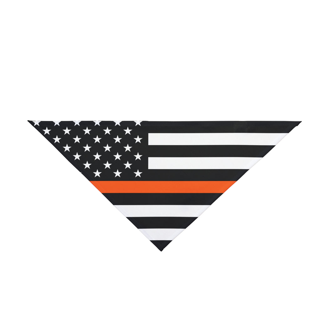 Search & Rescue Dog Bandana – Thin Orange Line Flag