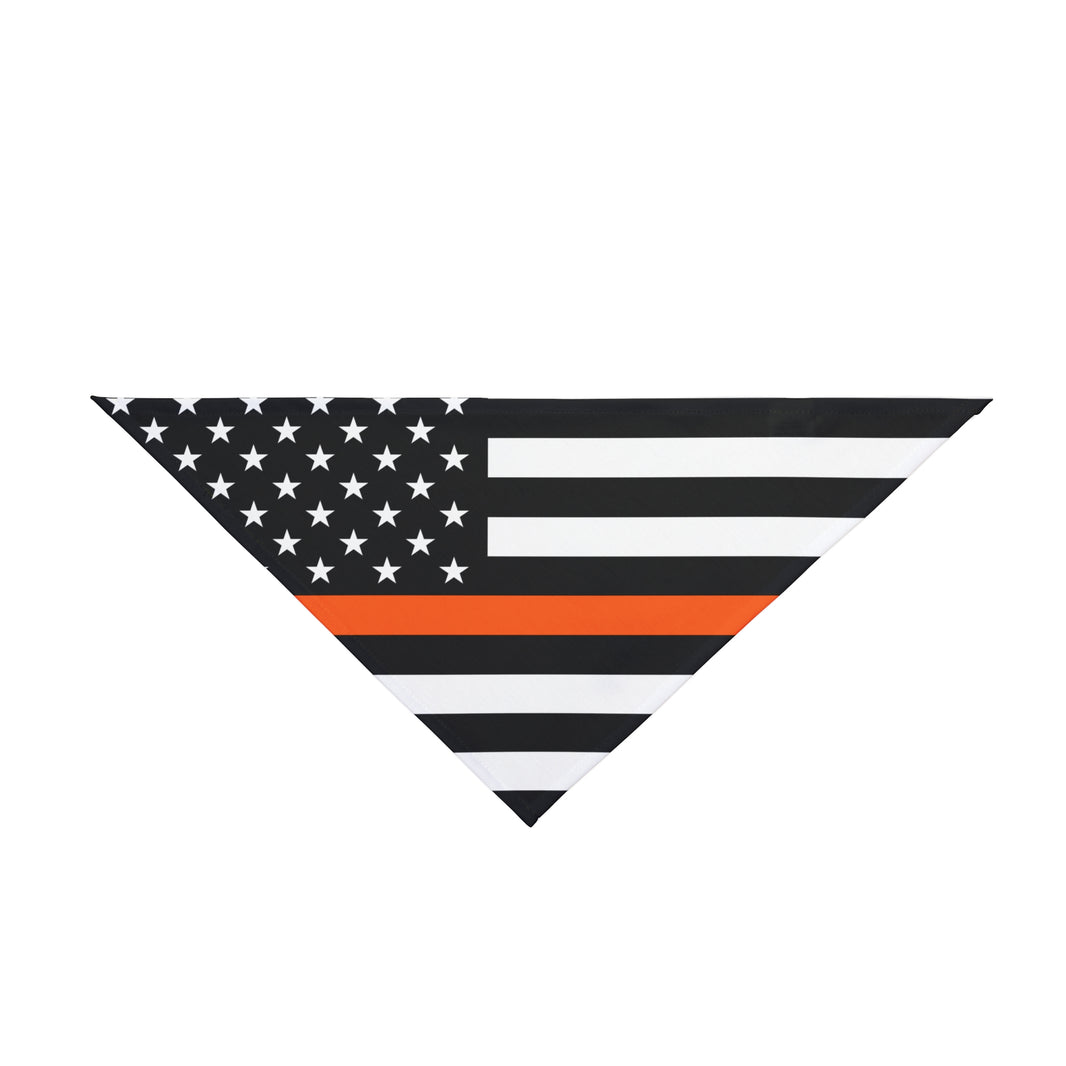 Search & Rescue Dog Bandana – Thin Orange Line Flag