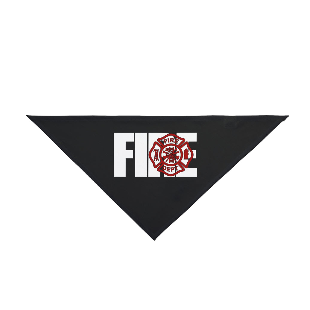 Maltese Cross Firefighter Support Dog Bandana