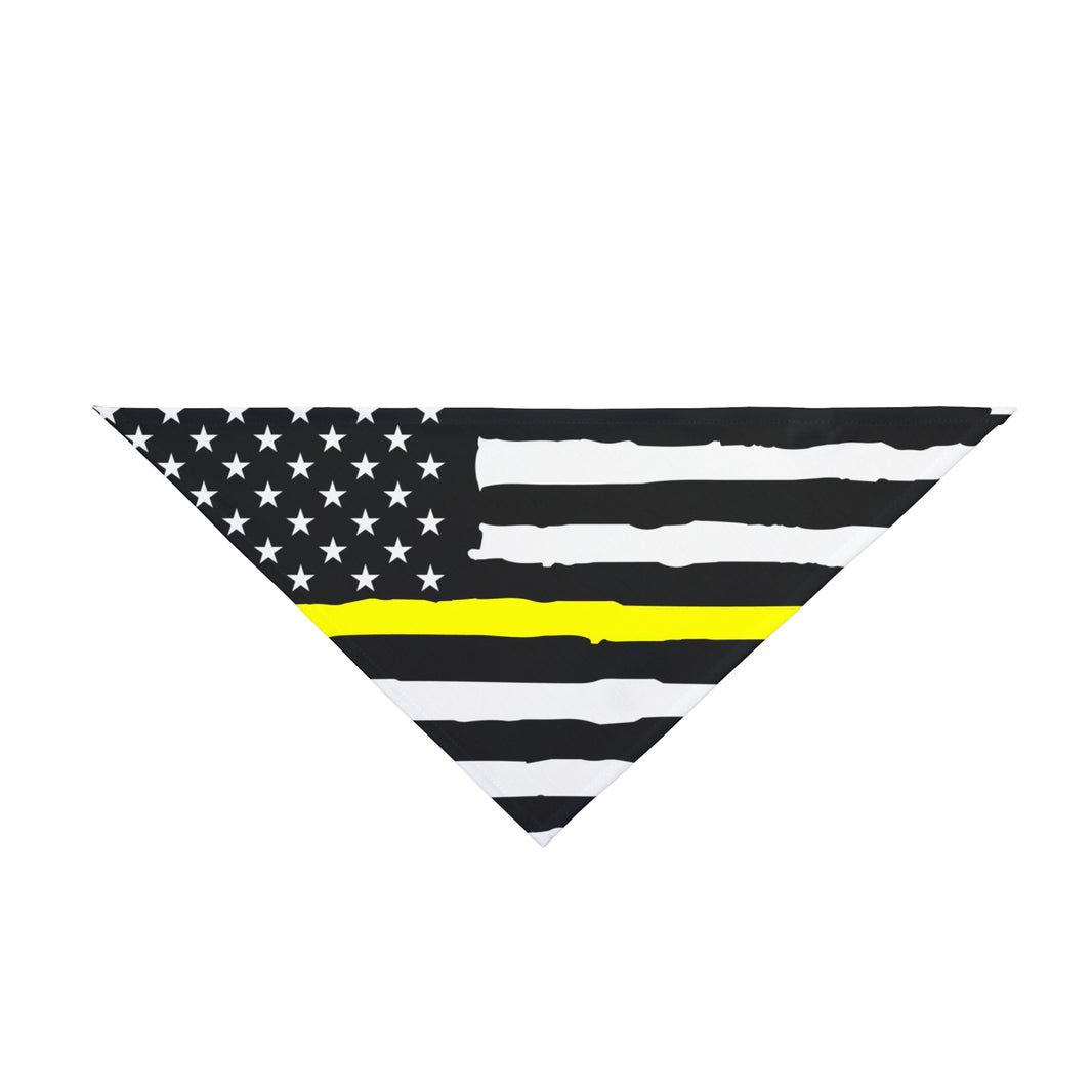 Thin Yellow Line Dog Bandana