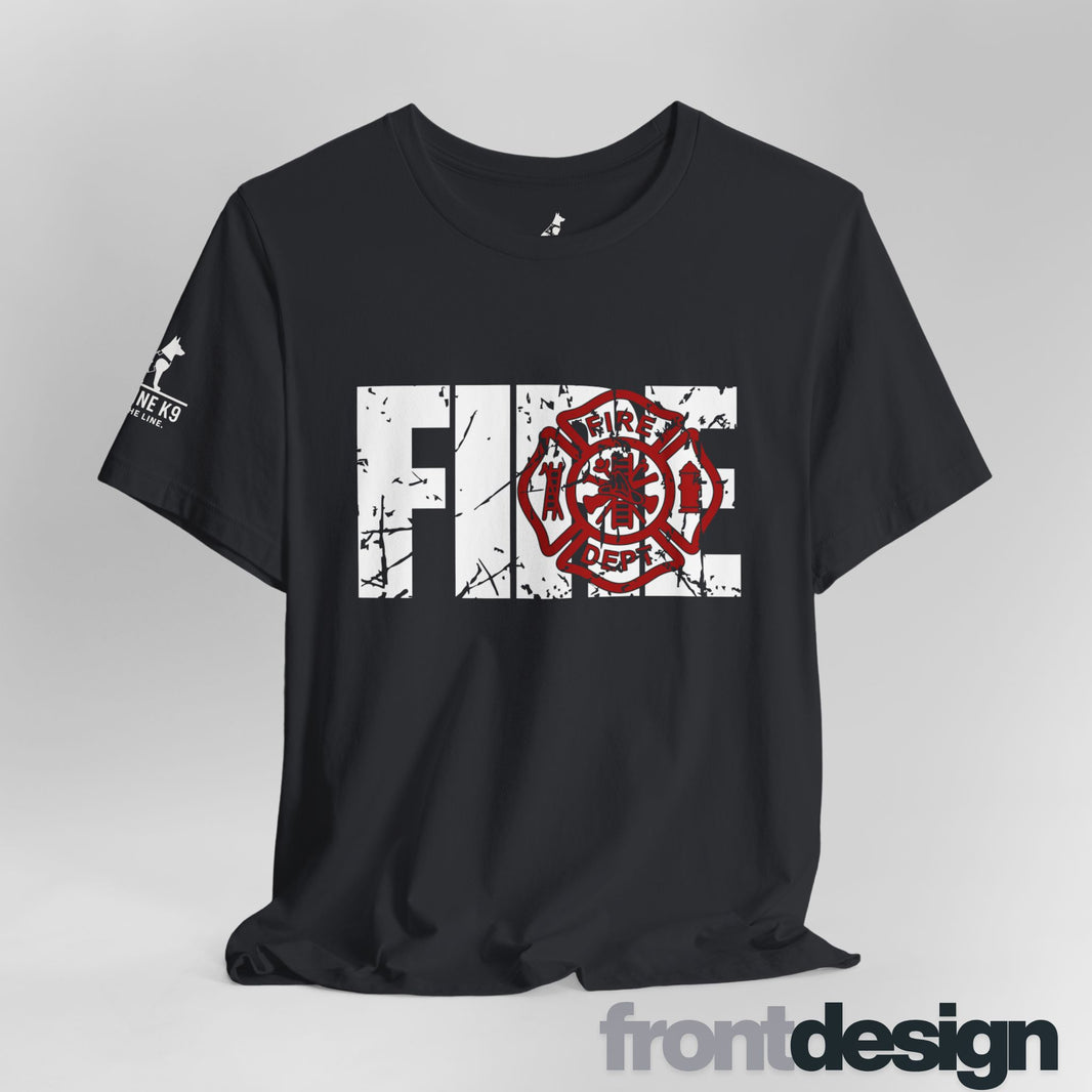 Firefighter Support Tee with Emblem