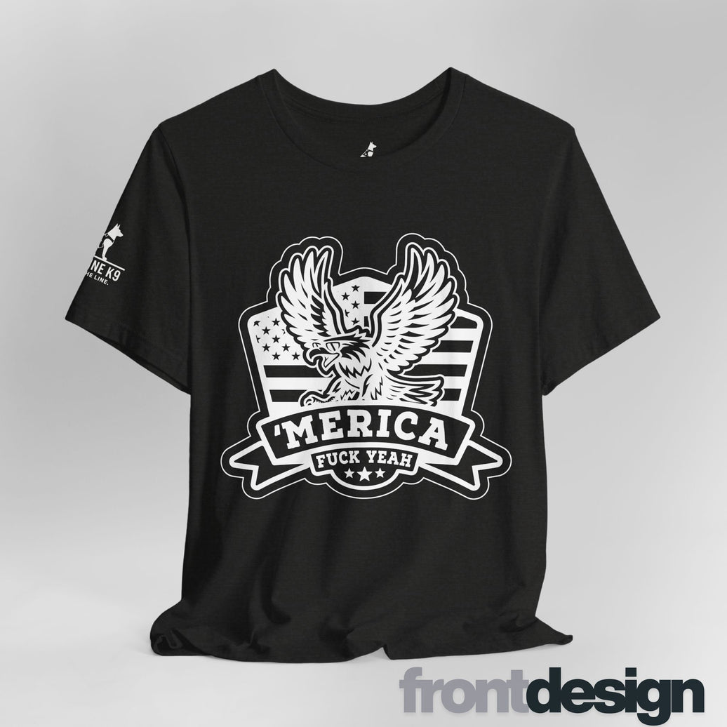 ’Merica F* Yeah! – Eagle & Shield Patriot Tee