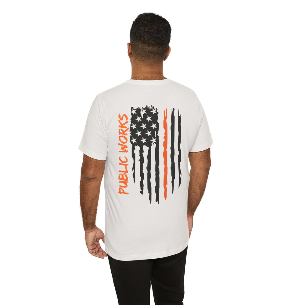 Thin Orange Line Tee – Department of Public Works