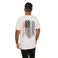 Thin Orange Line Tee – Department of Public Works