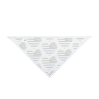 Thin Blue Line Flag Heart Dog Bandana