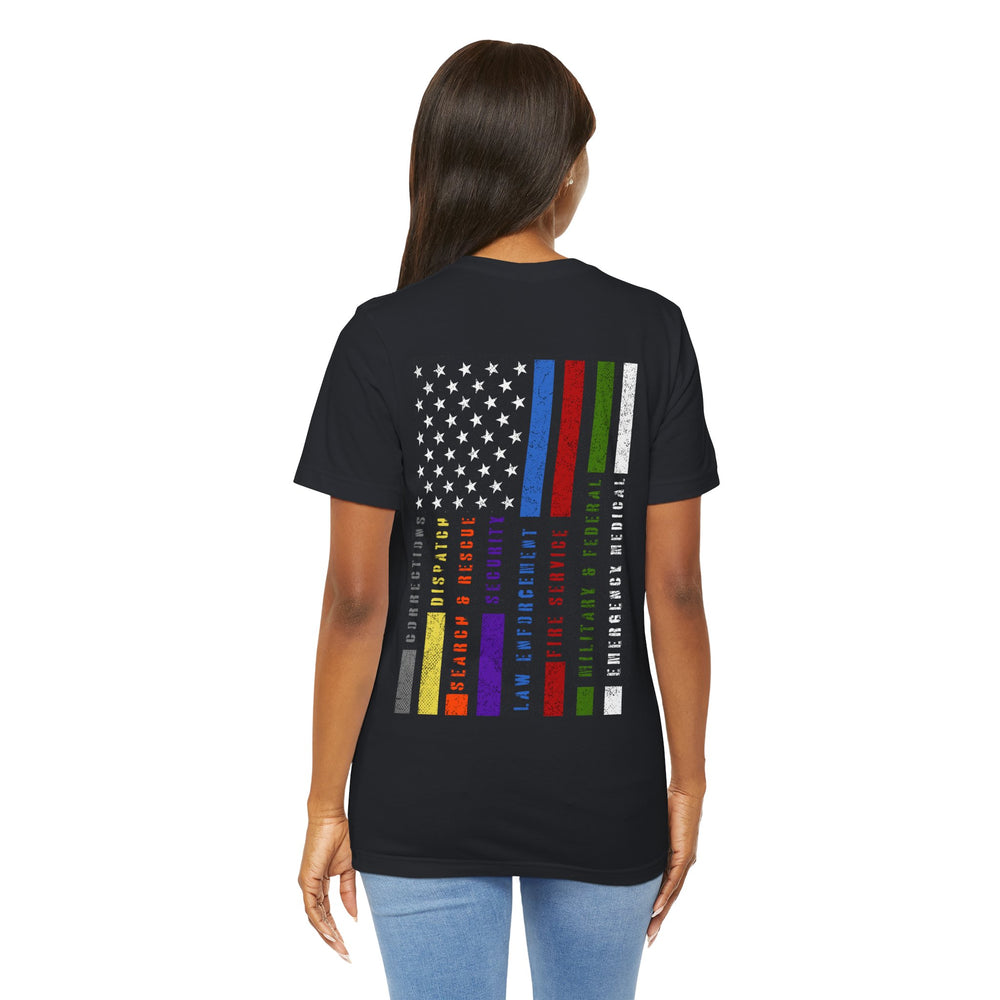 United Lines American Flag Tee – Honoring Every Service