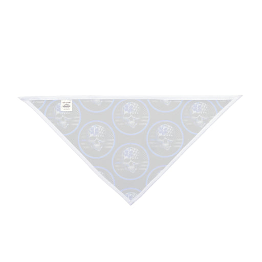 Thin White Line Flag Skull and Star of Life Dog Bandana