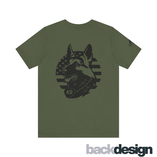 Patriotic K9 American Flag Tee