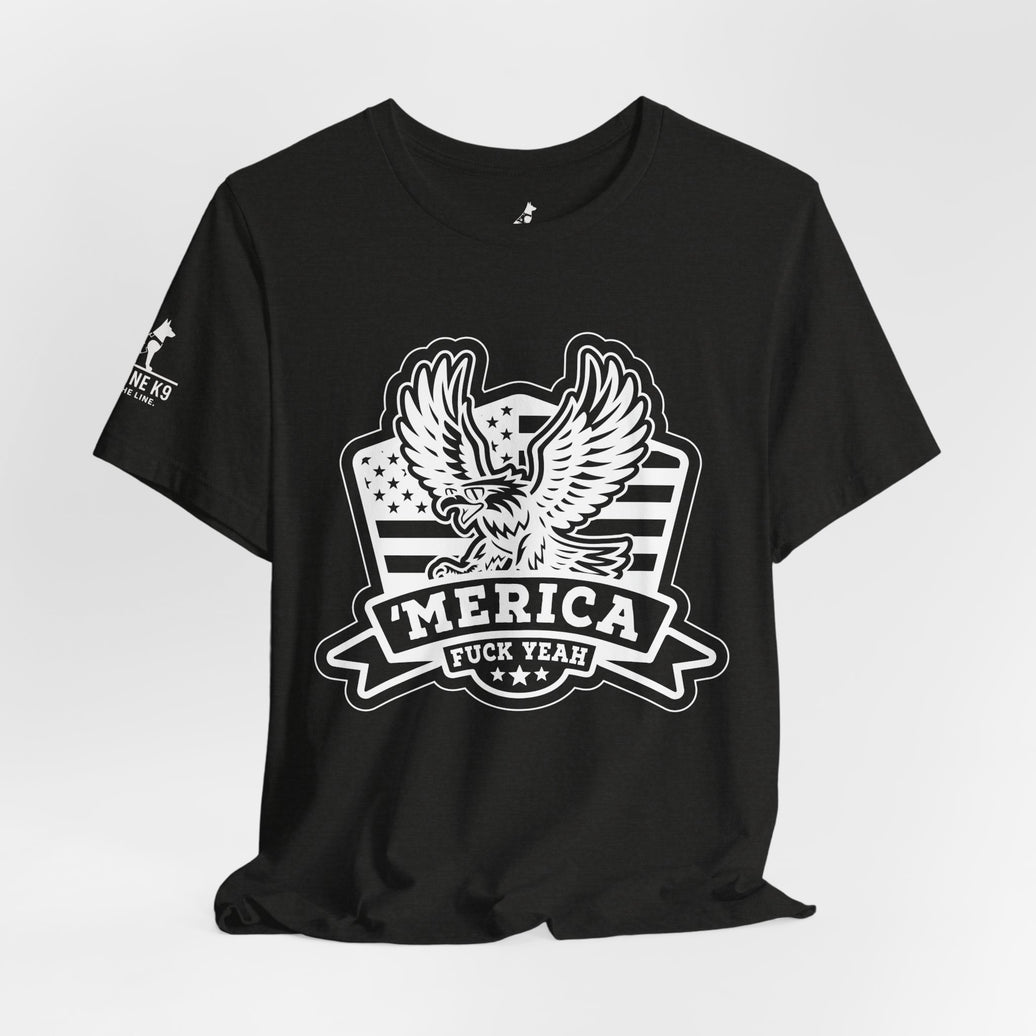 ’Merica F* Yeah! – Eagle & Shield Patriot Tee