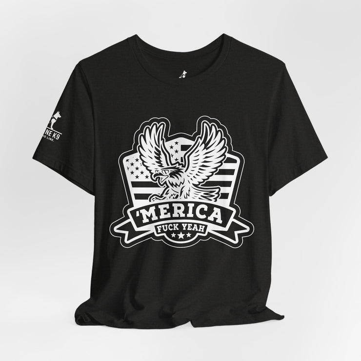 ’Merica F* Yeah! – Eagle & Shield Patriot Tee