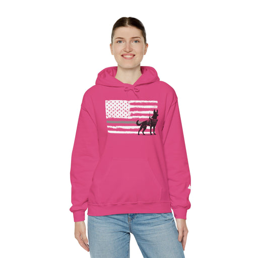 Thin Silver Line K9 Hoodie – Loyalty Wears a Badge