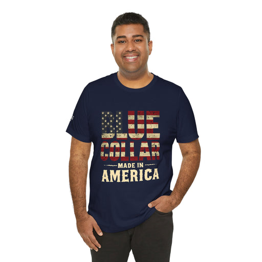 Blue Collar & Built in the USA Tee