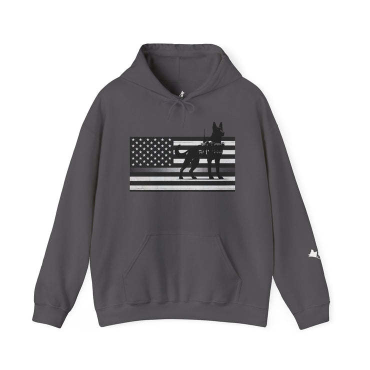 Thin Silver Line K9 Hoodie – Loyalty Wears a Badge