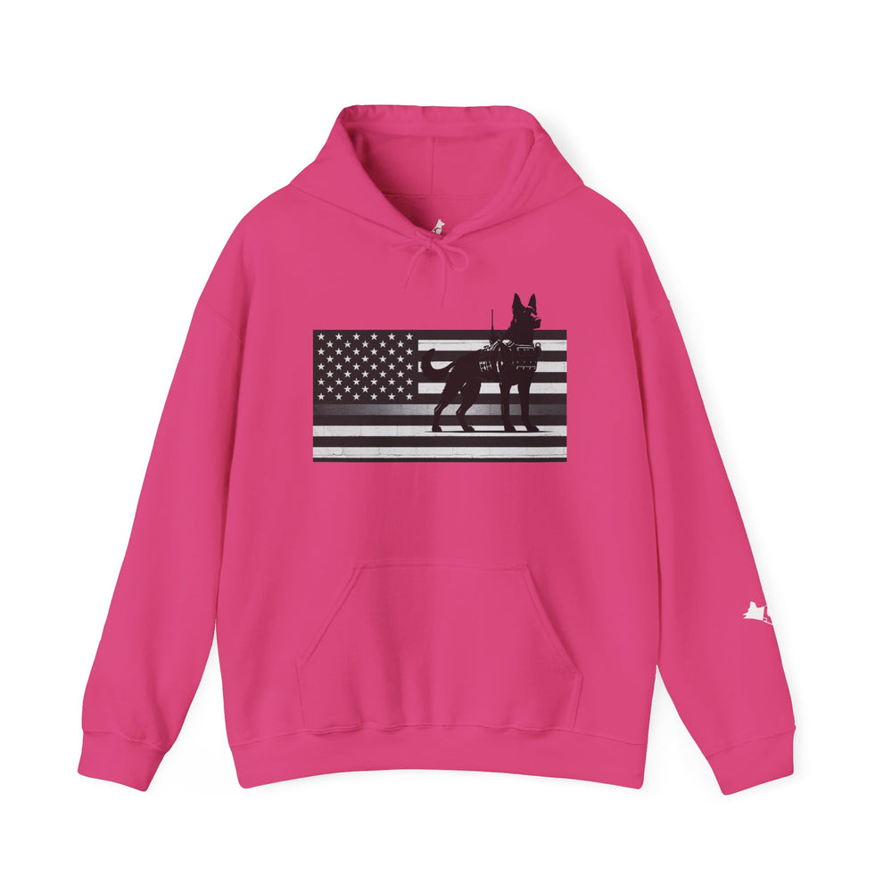 Thin Silver Line K9 Hoodie – Loyalty Wears a Badge