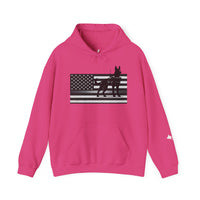 Thin Silver Line K9 Hoodie – Loyalty Wears a Badge