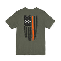Thin Orange Line flag t-shirt