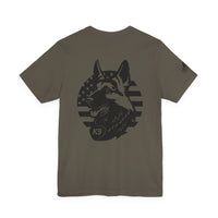 Patriotic K9 American Flag Tee