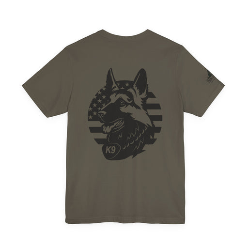 Patriotic K9 American Flag Tee