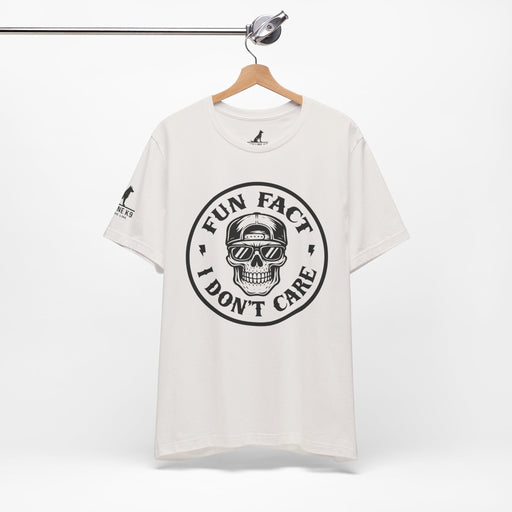 Fun Fact: I Don’t Care – Skull Tee