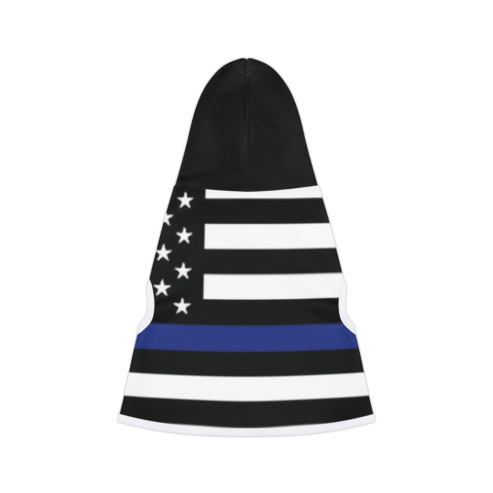 Thin Blue Line Flag Dog Hoodie