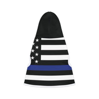 Thin Blue Line Flag Dog Hoodie