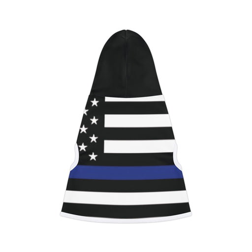 Thin Blue Line Flag Dog Hoodie