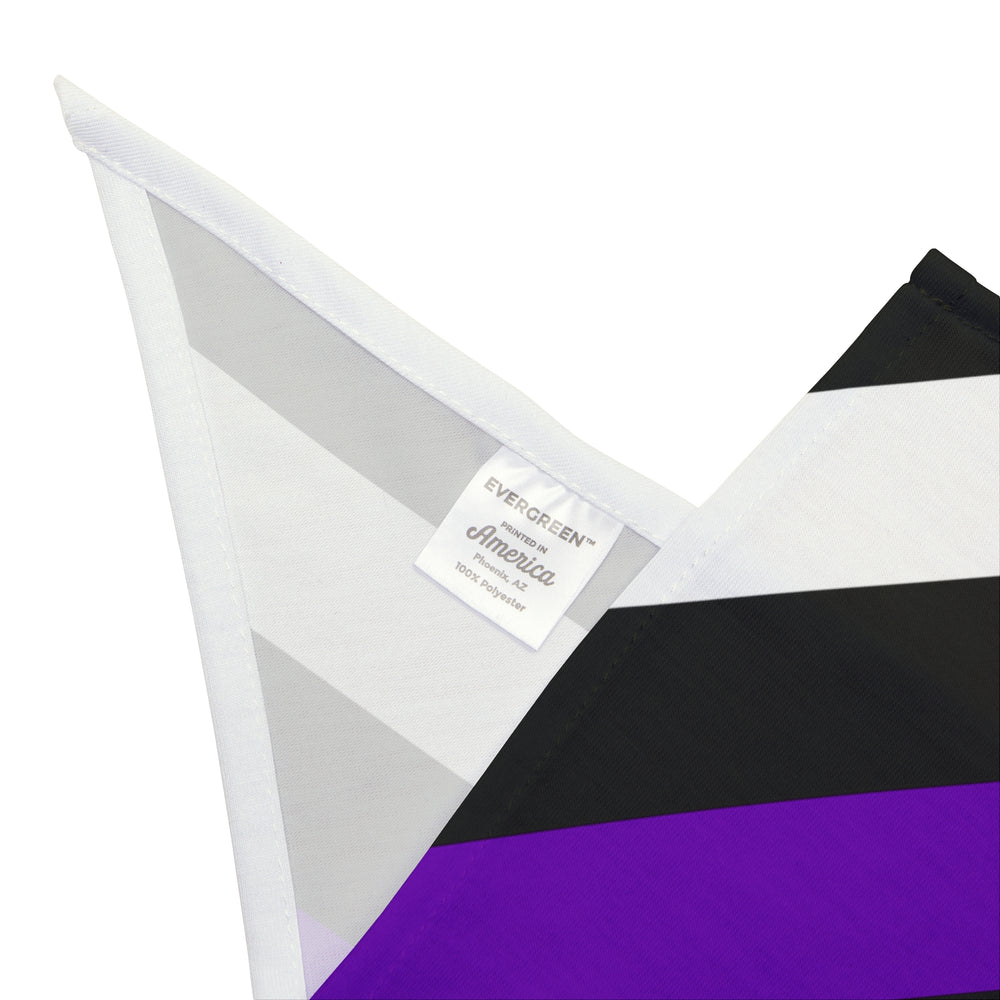 Security Thin Purple Line Flag Dog Bandana