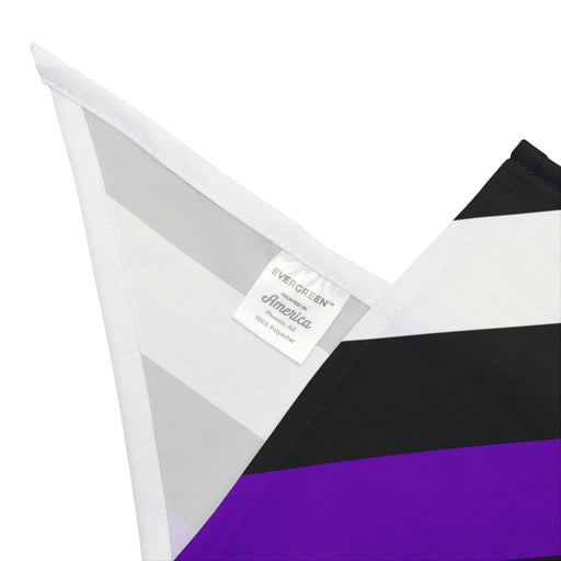 Security Thin Purple Line Flag Dog Bandana