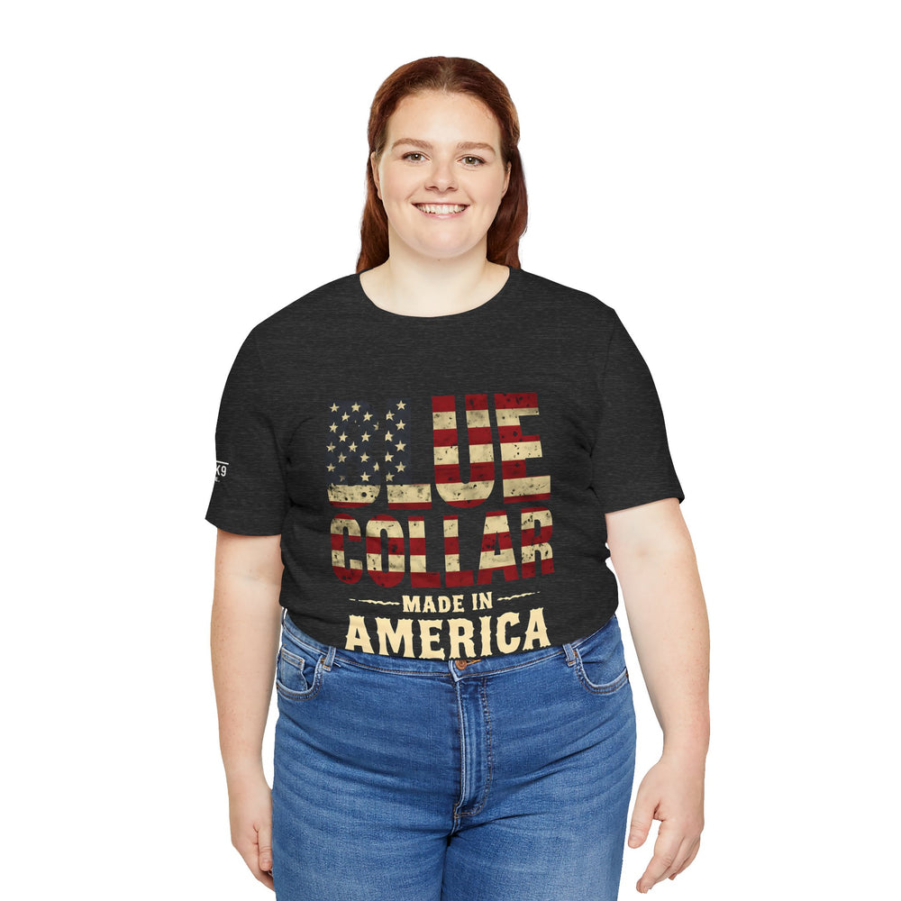 Blue Collar & Built in the USA Tee